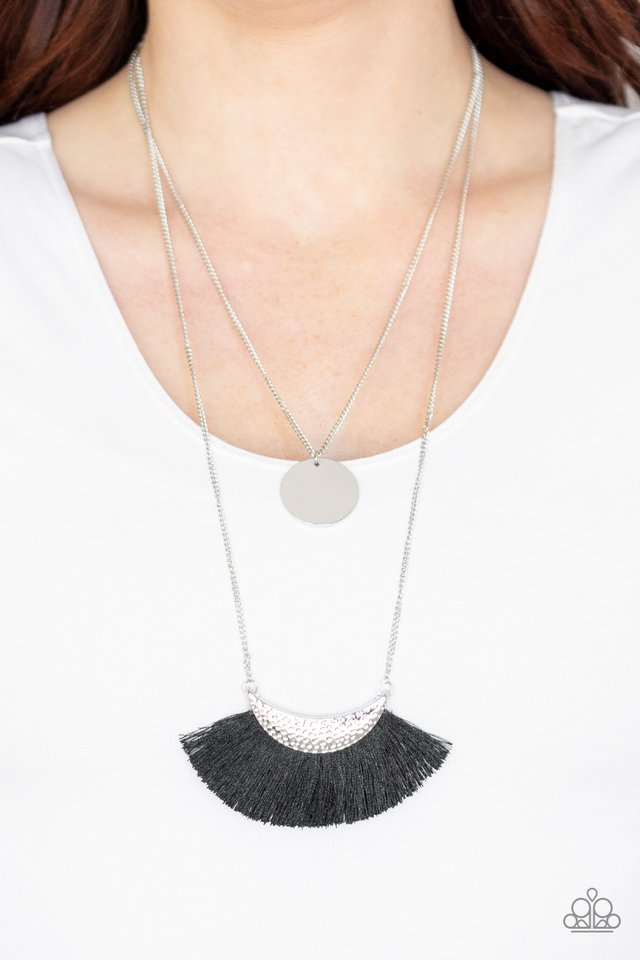 Tassel Temptation - Black Necklace - Paparazzi Accessories