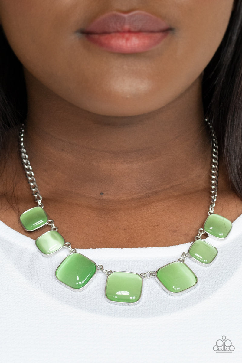 Mystical mirage shop green necklace