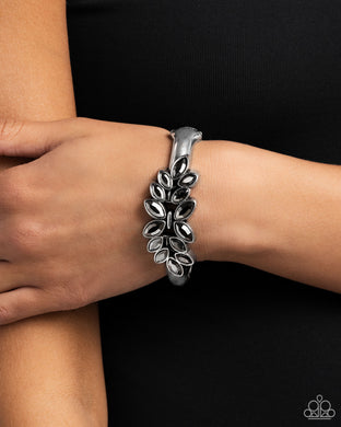 Glamorously Garnished - Silver Bracelet - Paparazzi Accessories