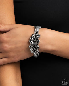 Glamorously Garnished - Silver Bracelet - Paparazzi Accessories