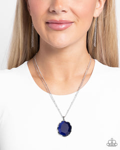 Showstopping Season - Blue Necklace - Paparazzi Accessories