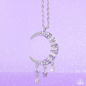 Lunar Landmark - Purple Necklace - Paparazzi Accessories