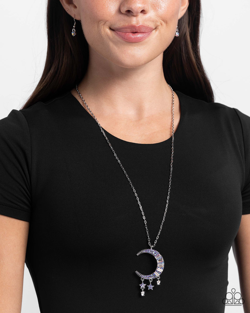 Lunar Landmark - Purple Necklace - Paparazzi Accessories