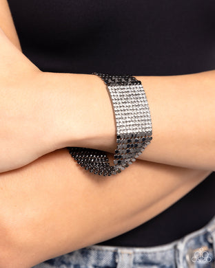 Disco Dame - Black Bracelet - Paparazzi Accessories