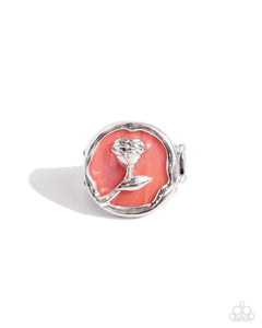 belles-rose-orange-ring-paparazzi-accessories