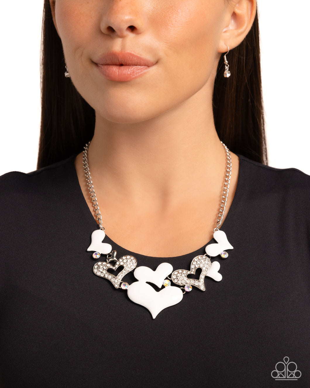 Room in My Heart for More - White Necklace - Paparazzi Accessories