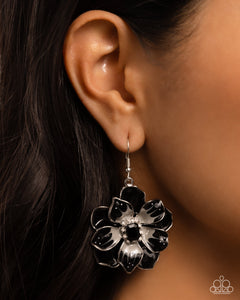 Tropical Treasure - Black Earrings - Paparazzi Accessories