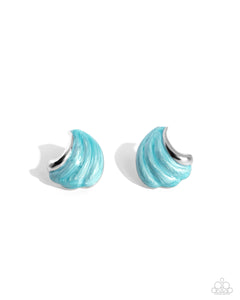 whimsical-waves-blue-post earrings-paparazzi-accessories