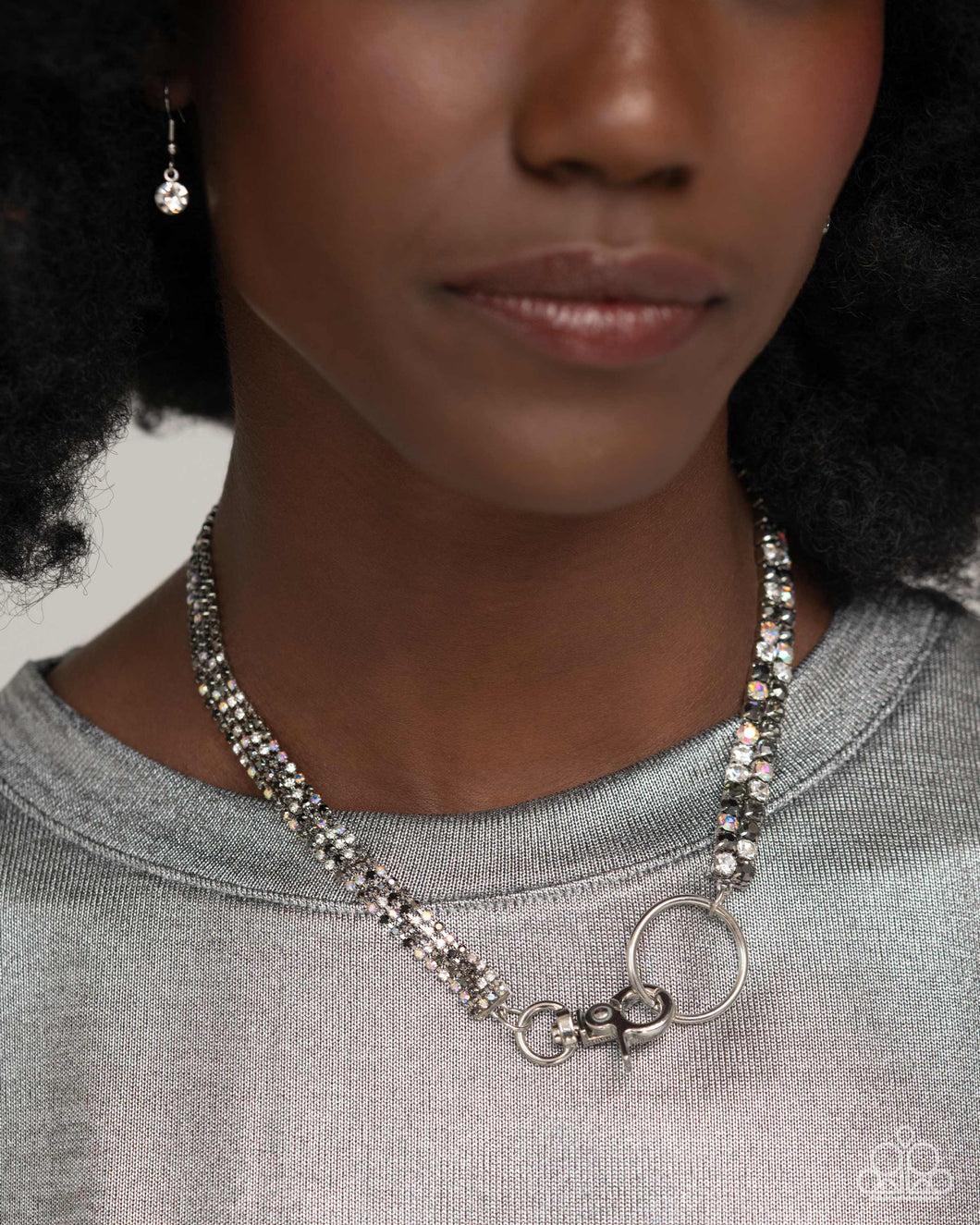 Chic Connection - Silver Necklace - Paparazzi Accessories