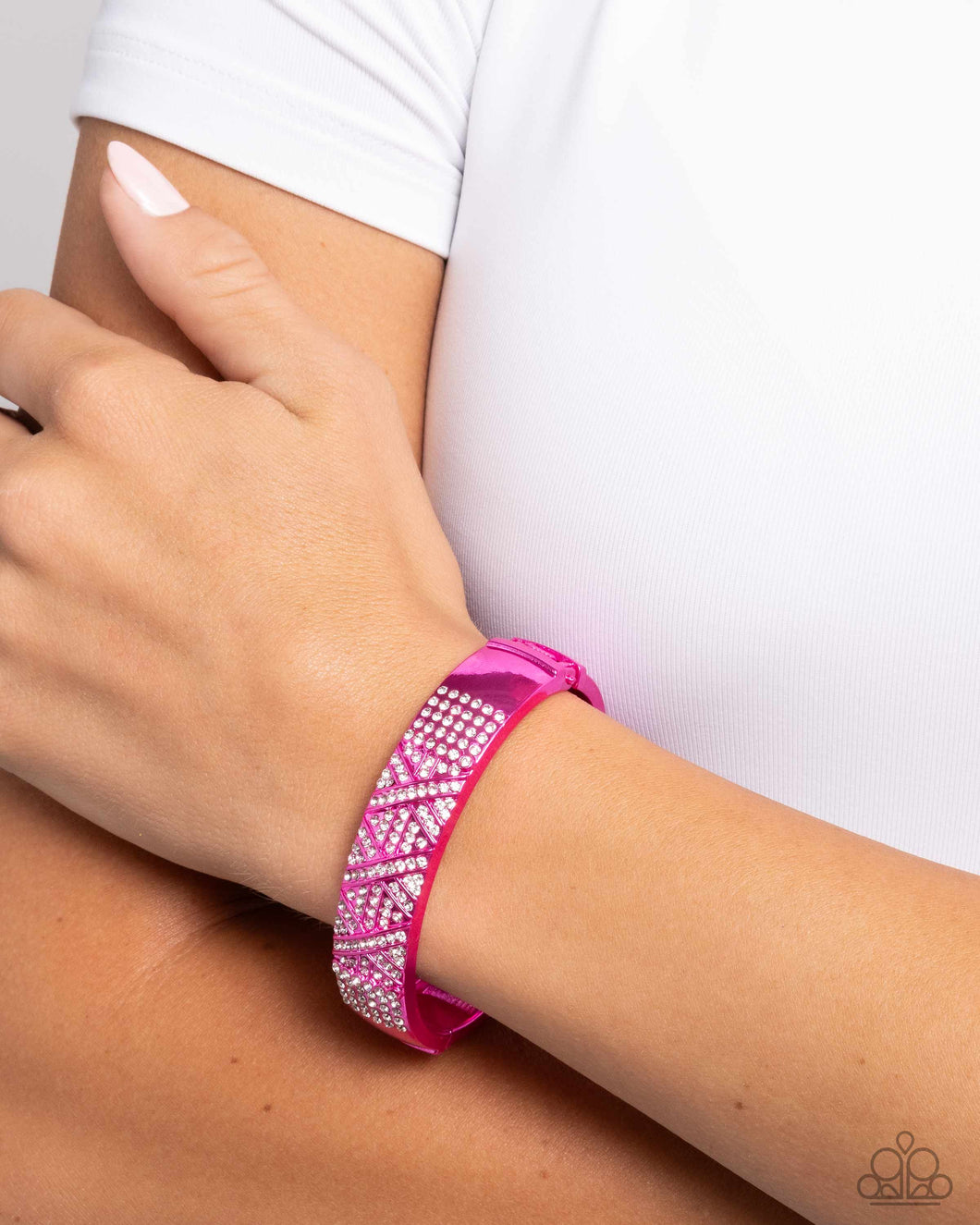 Refulgent Rebel - Pink Bracelet - Paparazzi Accessories