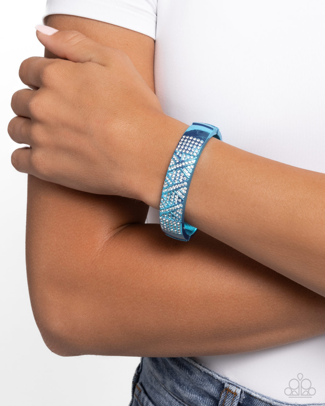 Refulgent Rebel - Blue Bracelet - Paparazzi Accessories