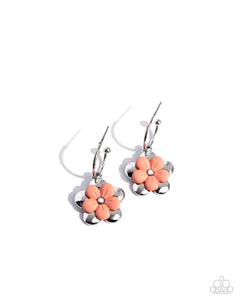 horticultural-haute-orange-earrings-paparazzi-accessories