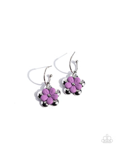 horticultural-haute-purple-earrings-paparazzi-accessories