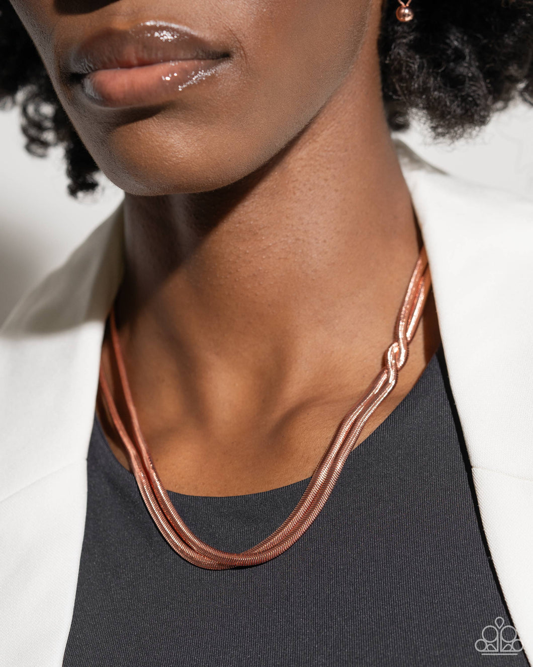 Tasteful Time - Copper Necklace - Paparazzi Accessories