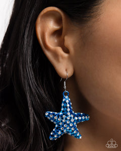 Skilled Starfish - Blue Earrings - Paparazzi Accessories