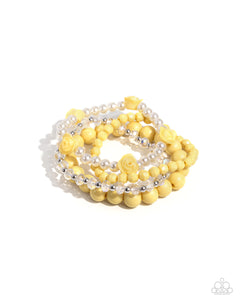 rosy-retrospection-yellow-bracelet-paparazzi-accessories