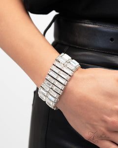 Ambitious Arrangement - 2024 Zi Collection White Bracelet - Paparazzi Accessories