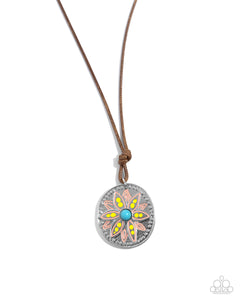 mandala-marvel-yellow-necklace-paparazzi-accessories