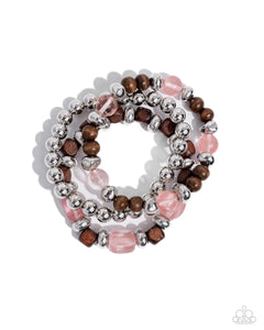 diversified-wood-pink-bracelet-paparazzi-accessories