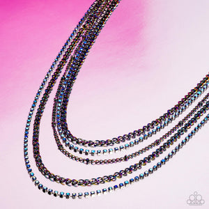 Dangerously Demure - Multi Necklace - Paparazzi Accessories