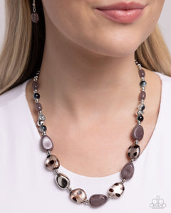 Spotted Safari - Black Necklace - Paparazzi Accessories