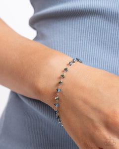 Chiseled Character - Blue Bracelet - Paparazzi Accessories