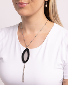 Geode Gamble - Black Necklace - Paparazzi Accessories