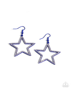 streamlined-stars-blue-earrings-paparazzi-accessories