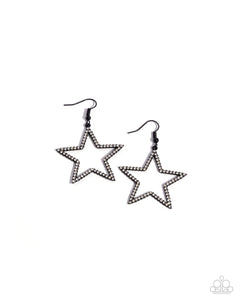 streamlined-stars-black-earrings-paparazzi-accessories