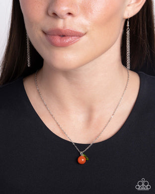 Orange Opulence - Orange Necklace - Paparazzi Accessories