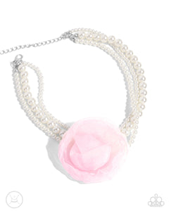 radiant-rosette-pink-necklace-paparazzi-accessories