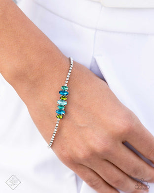 Feminine Faith - Blue Bracelet - Paparazzi Accessories