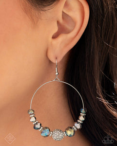 Ignited Intent - Silver Earrings - Paparazzi Accessories