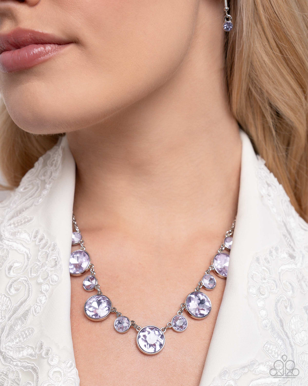 Genteel Gallery - Purple Necklace - Paparazzi Accessories