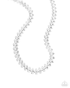 glittery-genre-white-necklace-paparazzi-accessories