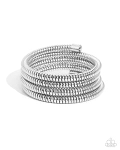 casual-coils-silver-bracelet-paparazzi-accessories