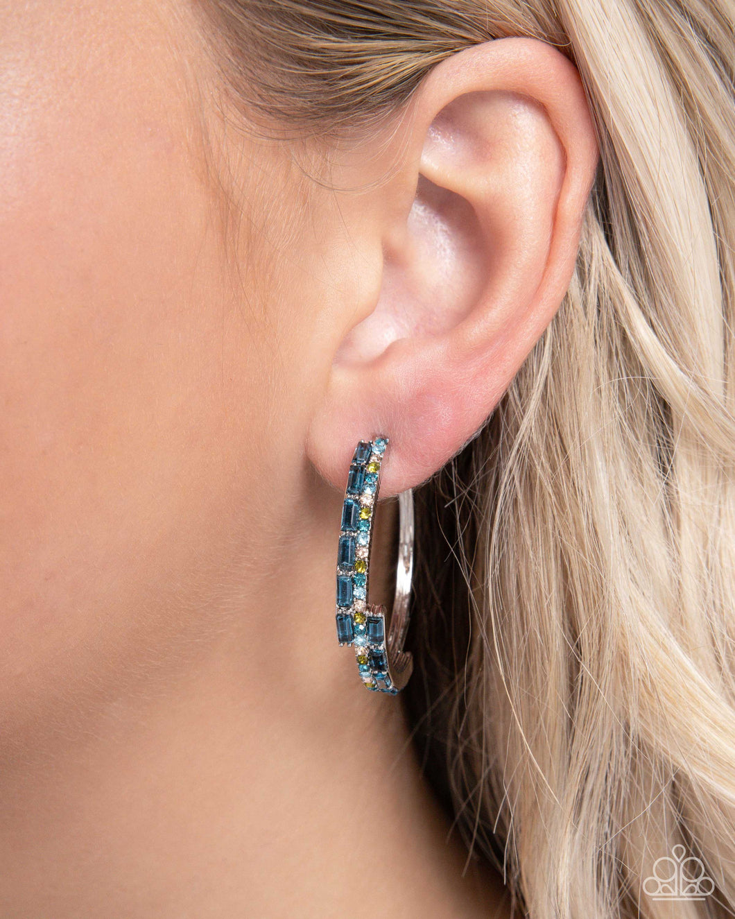 Ritzy Reputation - Blue Earrings - Paparazzi Accessories