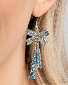 Date Night Decadence - Blue Earrings - Paparazzi Accessories