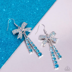 Date Night Decadence - Blue Earrings - Paparazzi Accessories