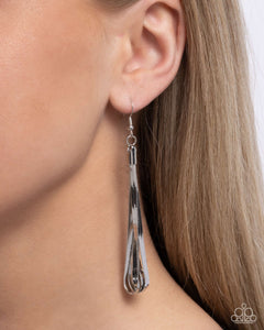 Keen Keepsake - Silver Earrings - Paparazzi Accessories