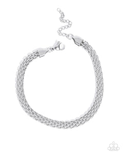 chained-constitution-silver-mens bracelet-paparazzi-accessories