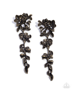 generous-garden-brass-post earrings-paparazzi-accessories