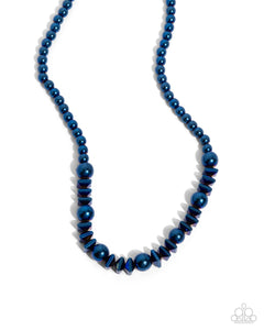 metallic-memory-blue-mens necklace-paparazzi-accessories