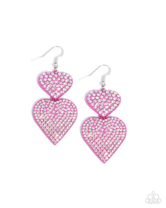 never-enough-sparkle-pink-earrings-paparazzi-accessories