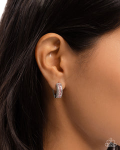 Weightless Whimsy - Pink Earrings - Paparazzi Accessories