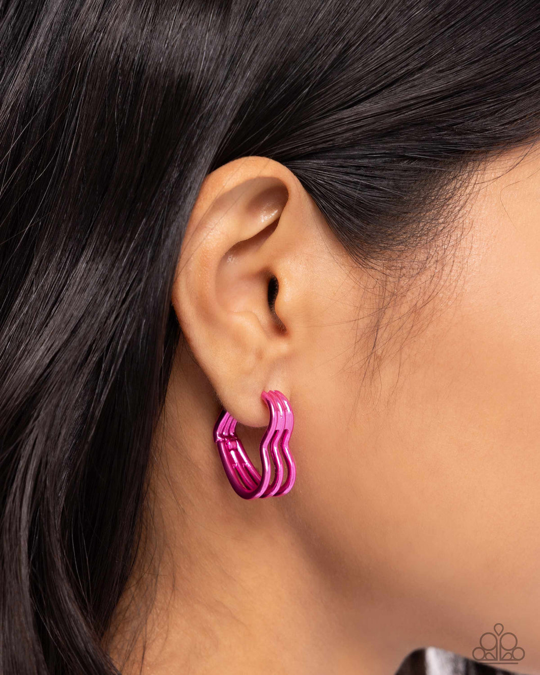 Memorable Love - Pink Earrings - Paparazzi Accessories