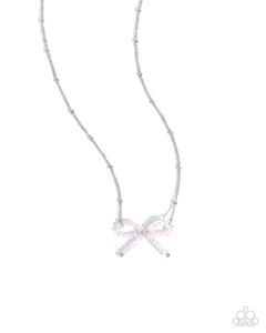 bridesmaid-bow-pink-necklace-paparazzi-accessories