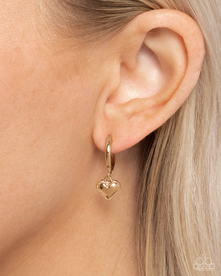 Emotive Elegance - Gold Earrings - Paparazzi Accessories