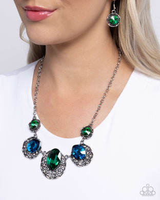 City Color - Green Necklace - Paparazzi Accessories