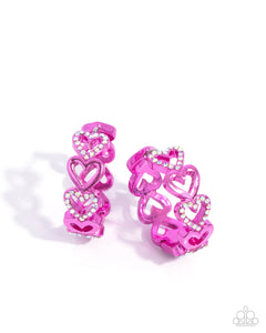 historic-hearts-pink-earrings-paparazzi-accessories